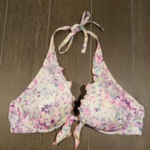 VS Ruffle Halter Underwire Bikini Top